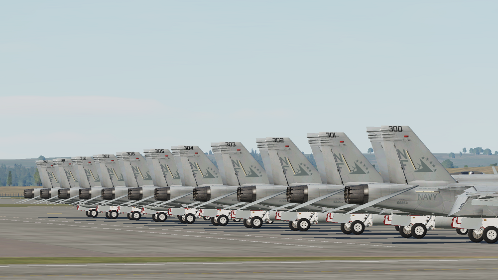 FA-18E VFA-115 EAGLES All aircraft