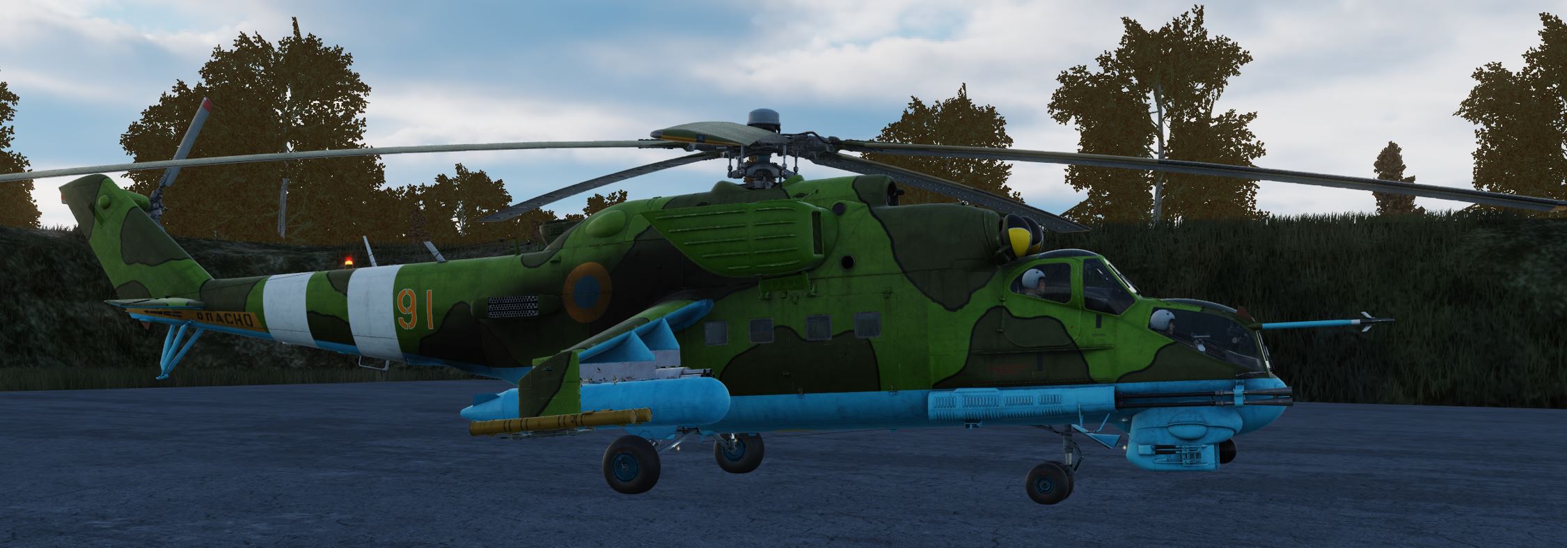 Ukrainian Army Aviation - Green and Black Camoflague