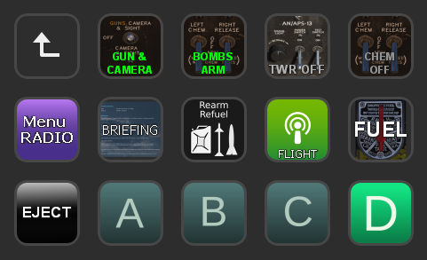 MUSTANG P-51D Stream Deck Profile (DCS-BIOS) Rel. 1.0 