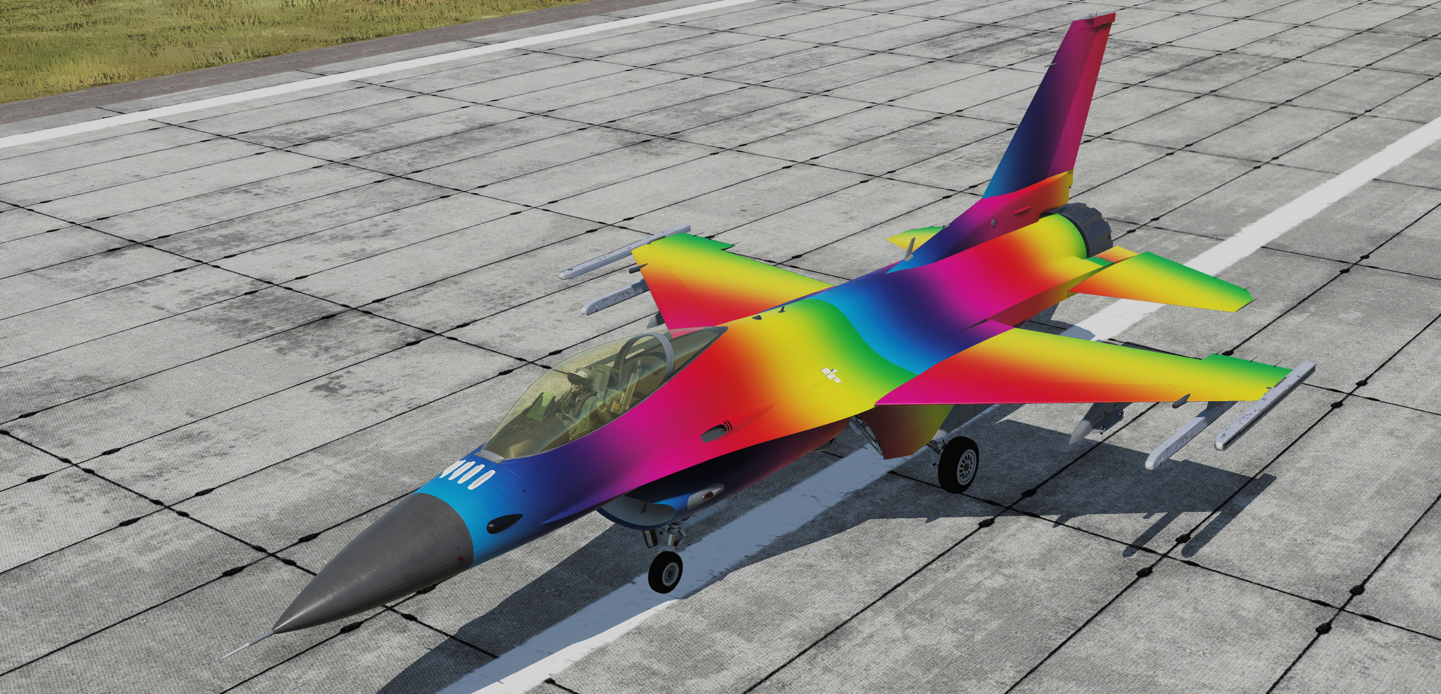 F-16C Rainbow Brite