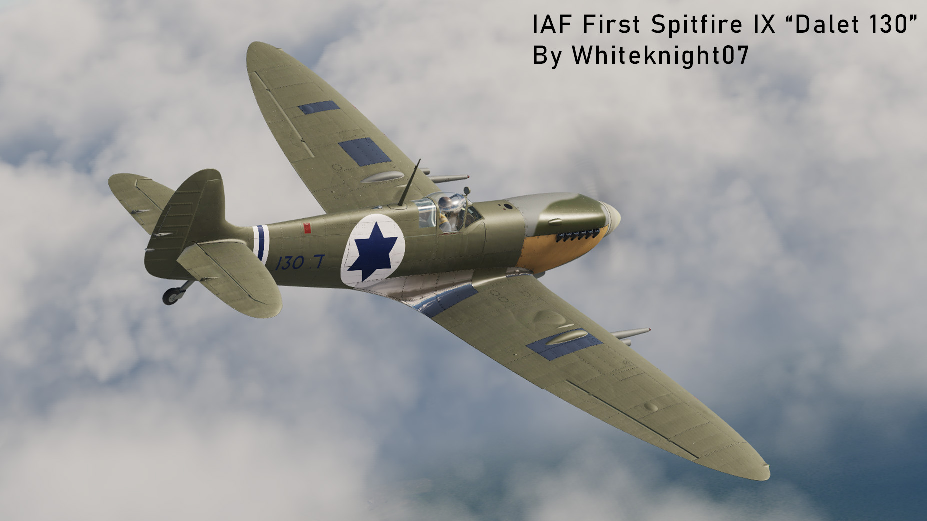 Israel First Spitfire "Dalet 130"