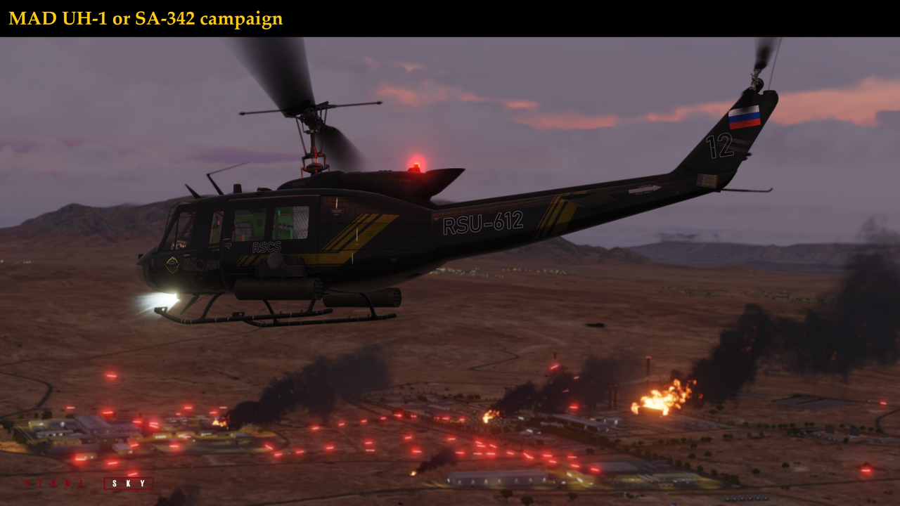 Mission MAD UH-1 or SA-342 Campaign by STONE SKY. Persian Gulf