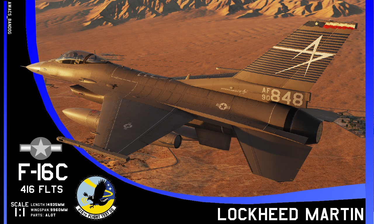 Lockheed Martin F-16 90-848