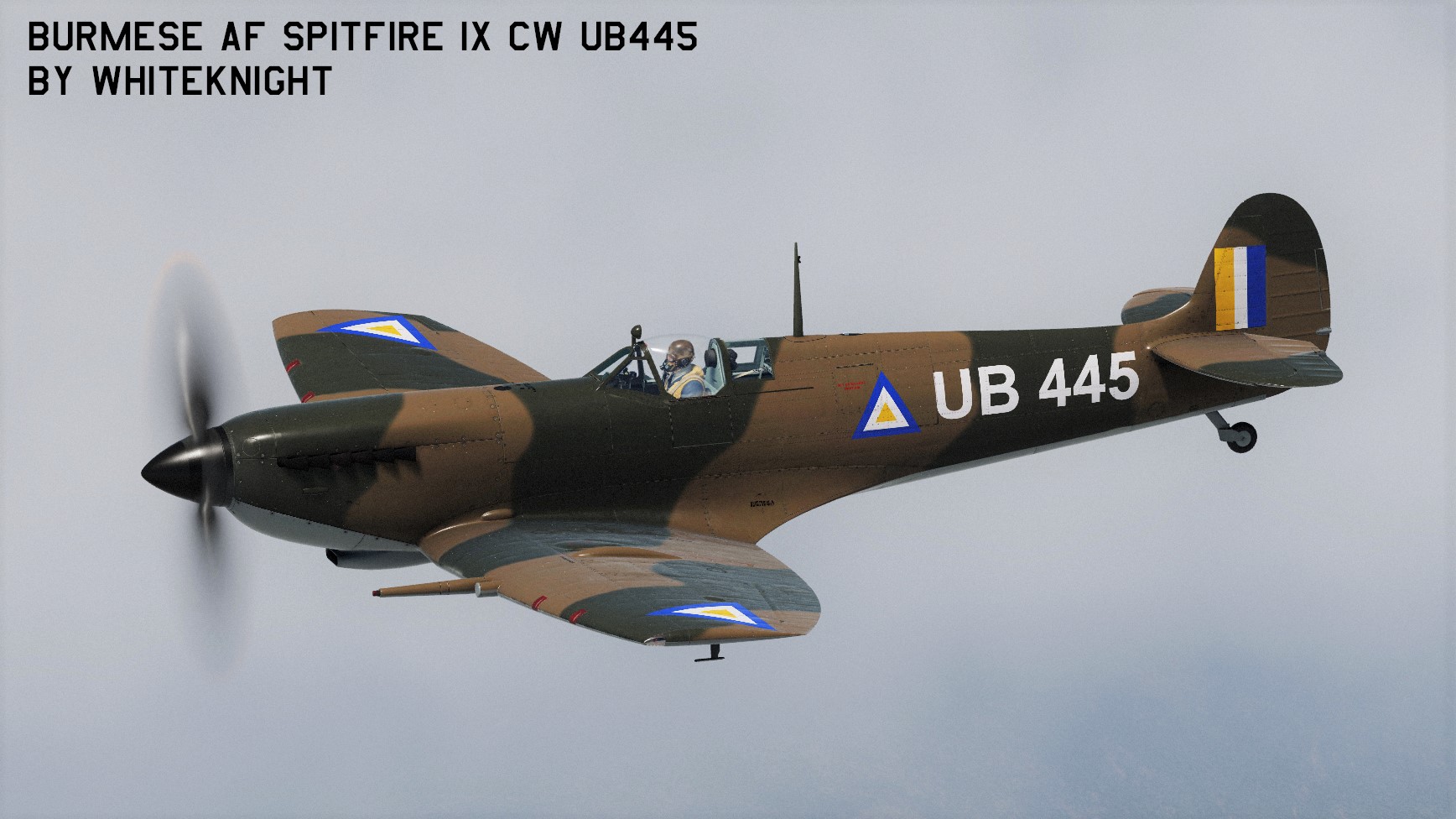 Burmese Air Force Spitifire IX CW "UB445"