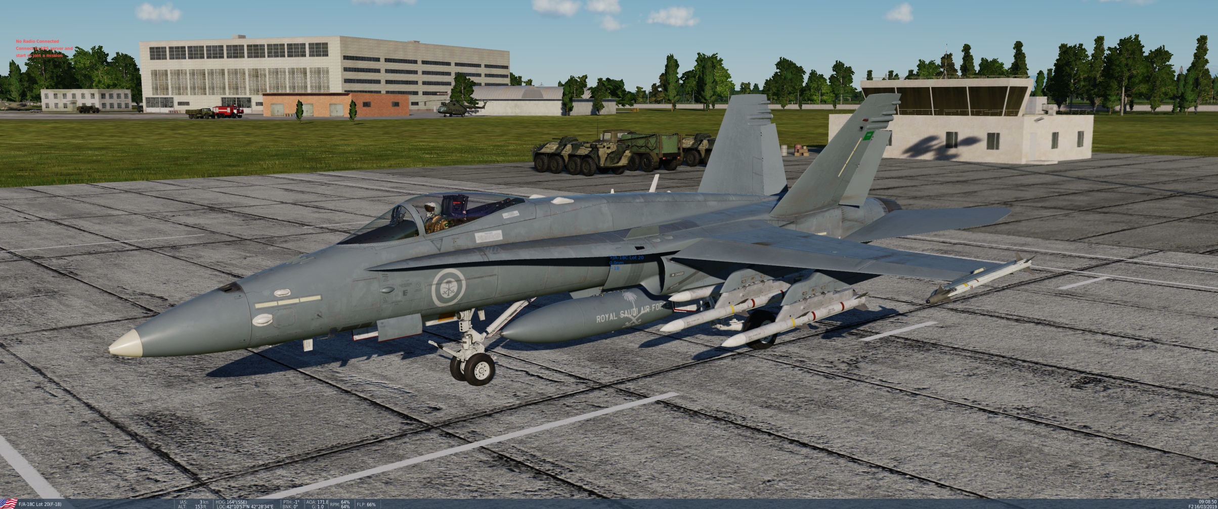 Royal Saudi Air Force FA-18C Hornet Skin - RSAF 