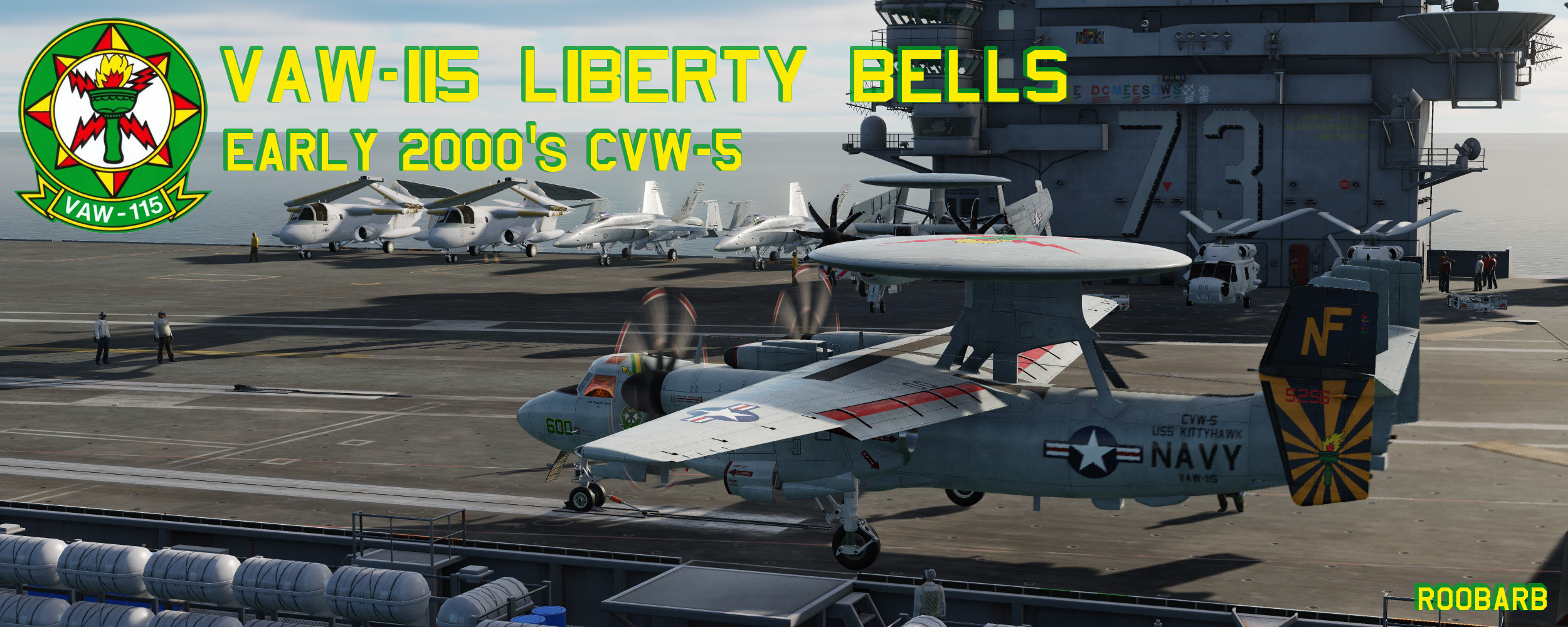 VAW-115 Liberty Bells E-2C Early 2000s.