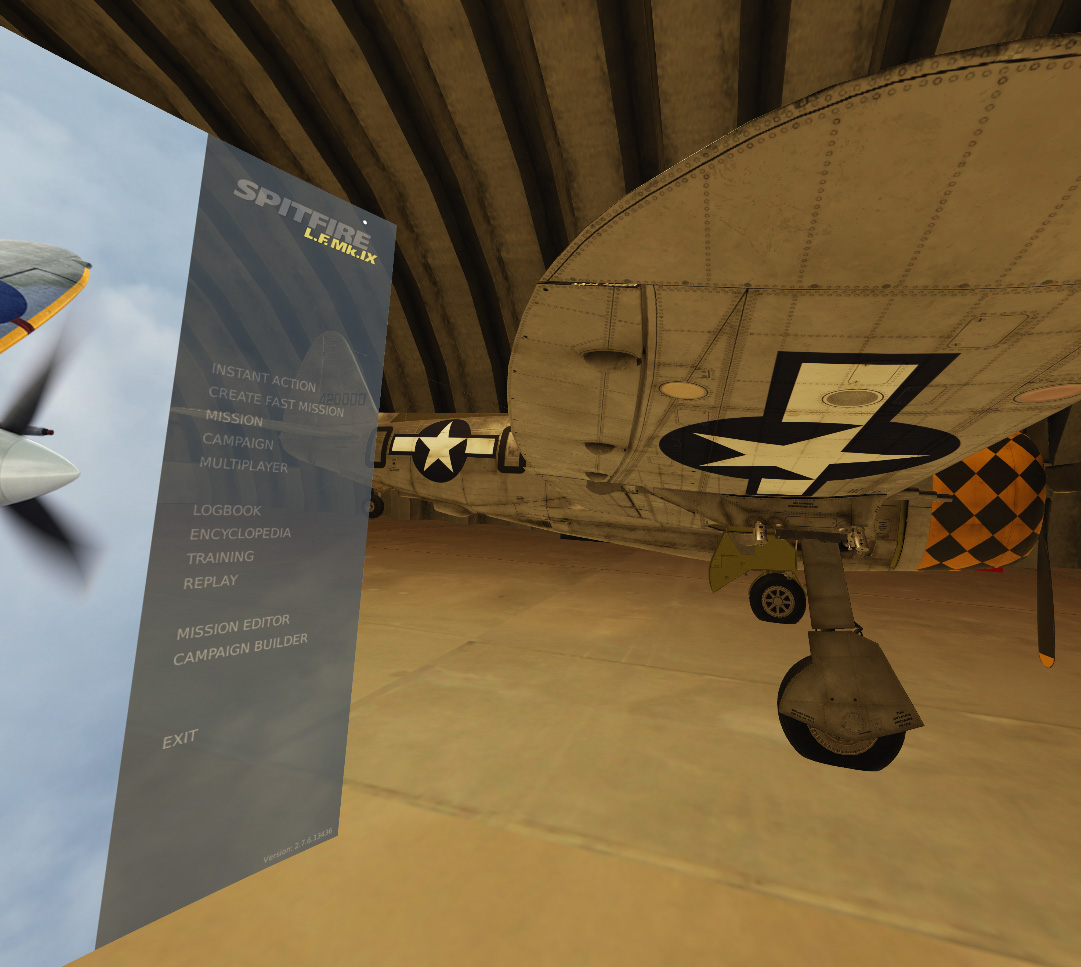 VR Hangar mod - ww2