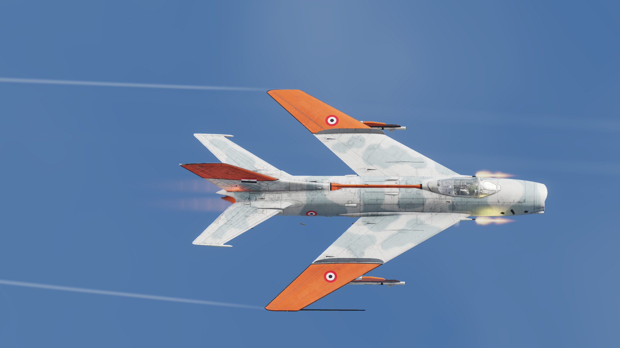 Egypt F-6 (Orange Ident Markings- Semi-fictional)