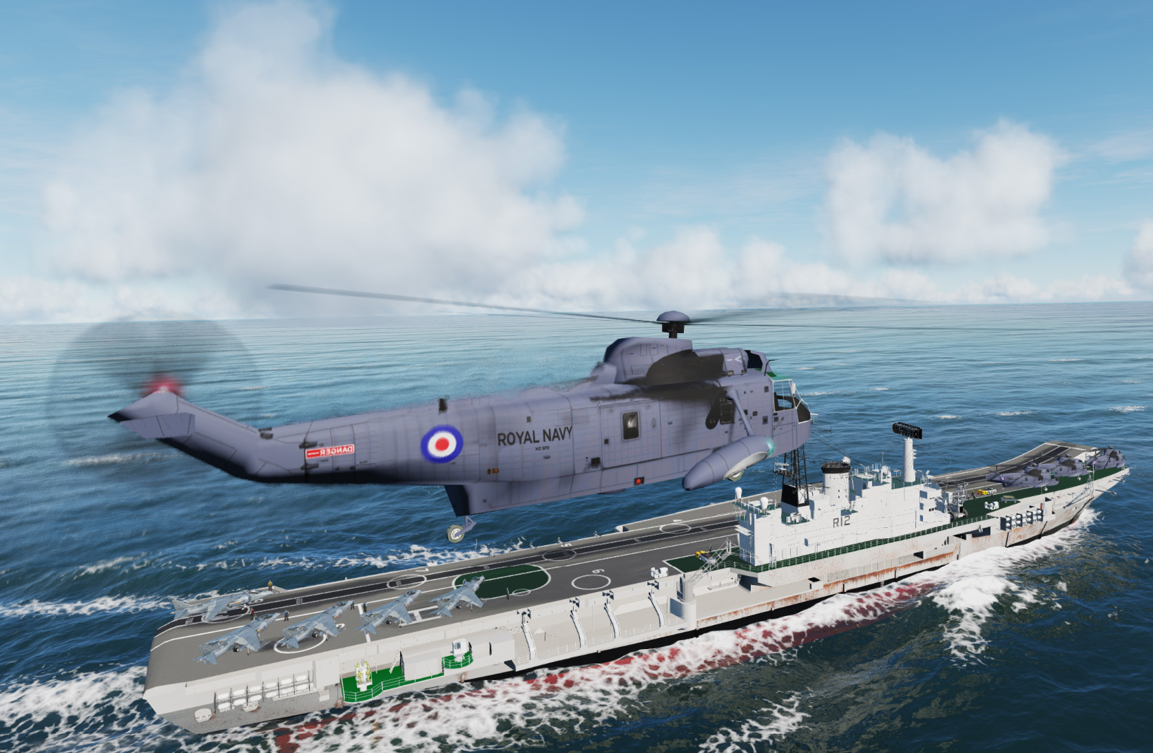 Royal Navy Sea King - Updated