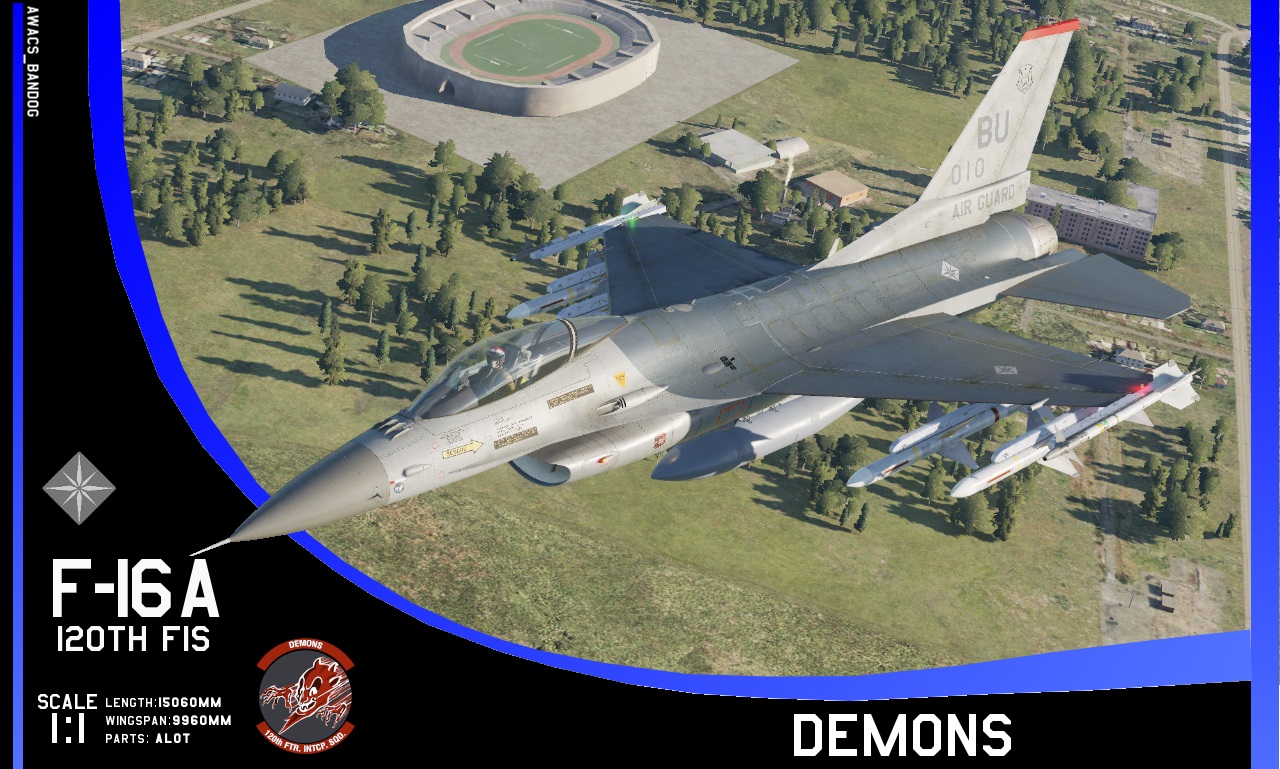 Ace Combat - Emmerian Air National Guard - 120th Fighter Intercept Squadron "Demons" F-16