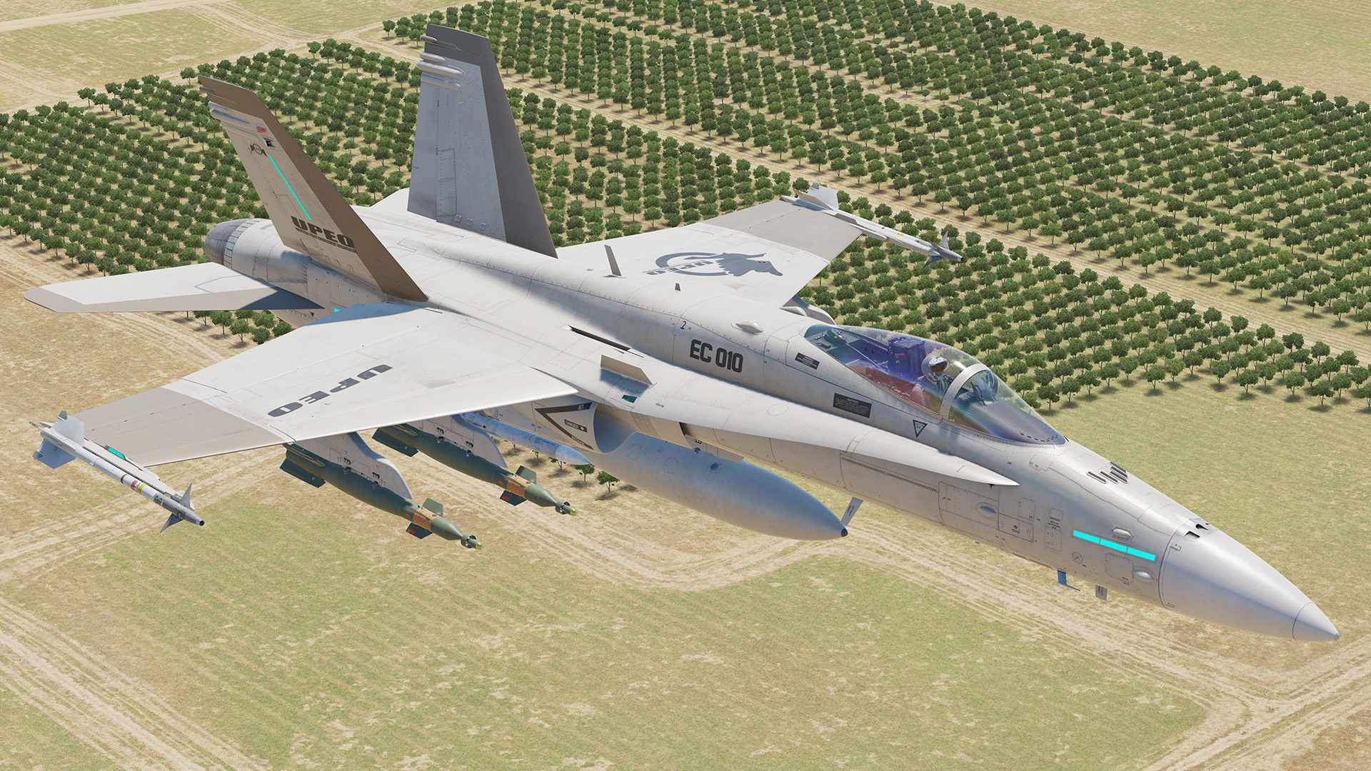 F/A-18 - Universal Peace Enforcement Organization - Ace Combat 3 (Updated)