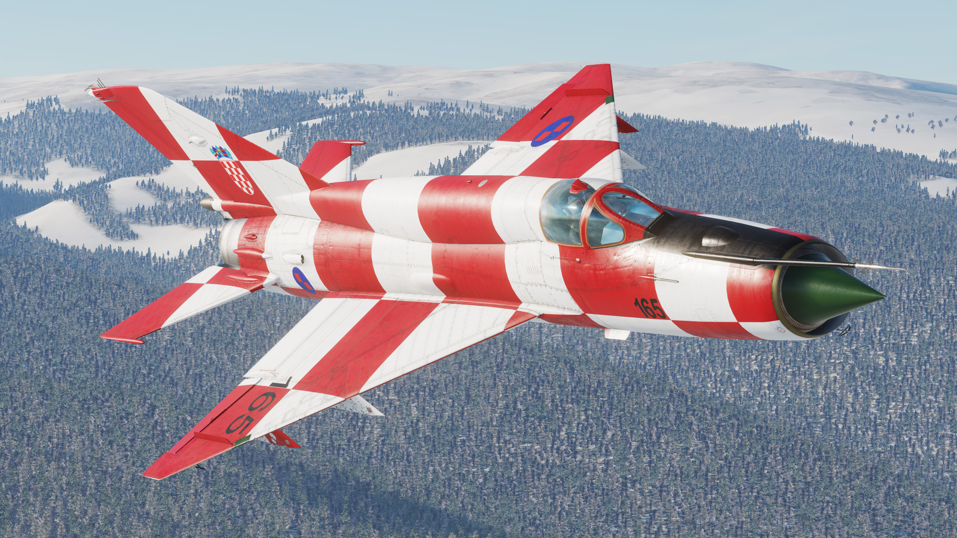 MiG-21bis - Croatian Air Force - special scheme Kockica