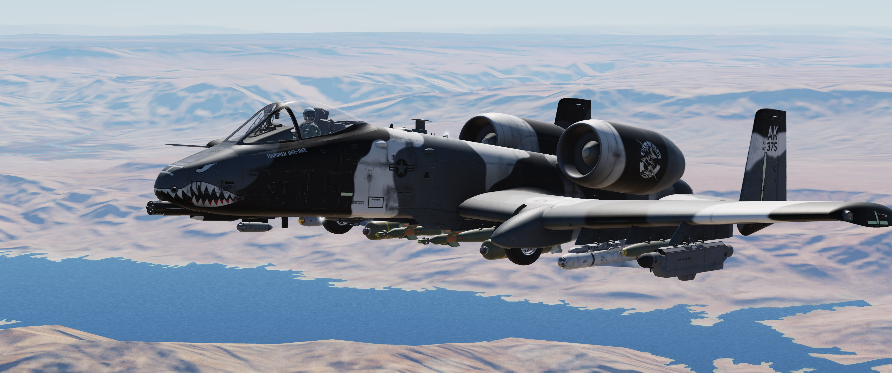 A-10C Alaska Aggressors fictional, clean livery