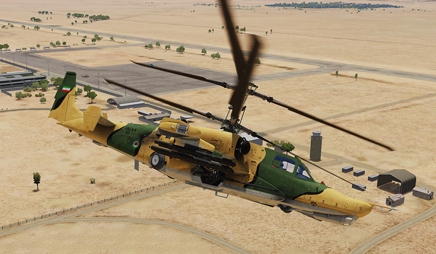 IRIAA Ka-50 Desert Skin (Fictional) Tan/Green/Black