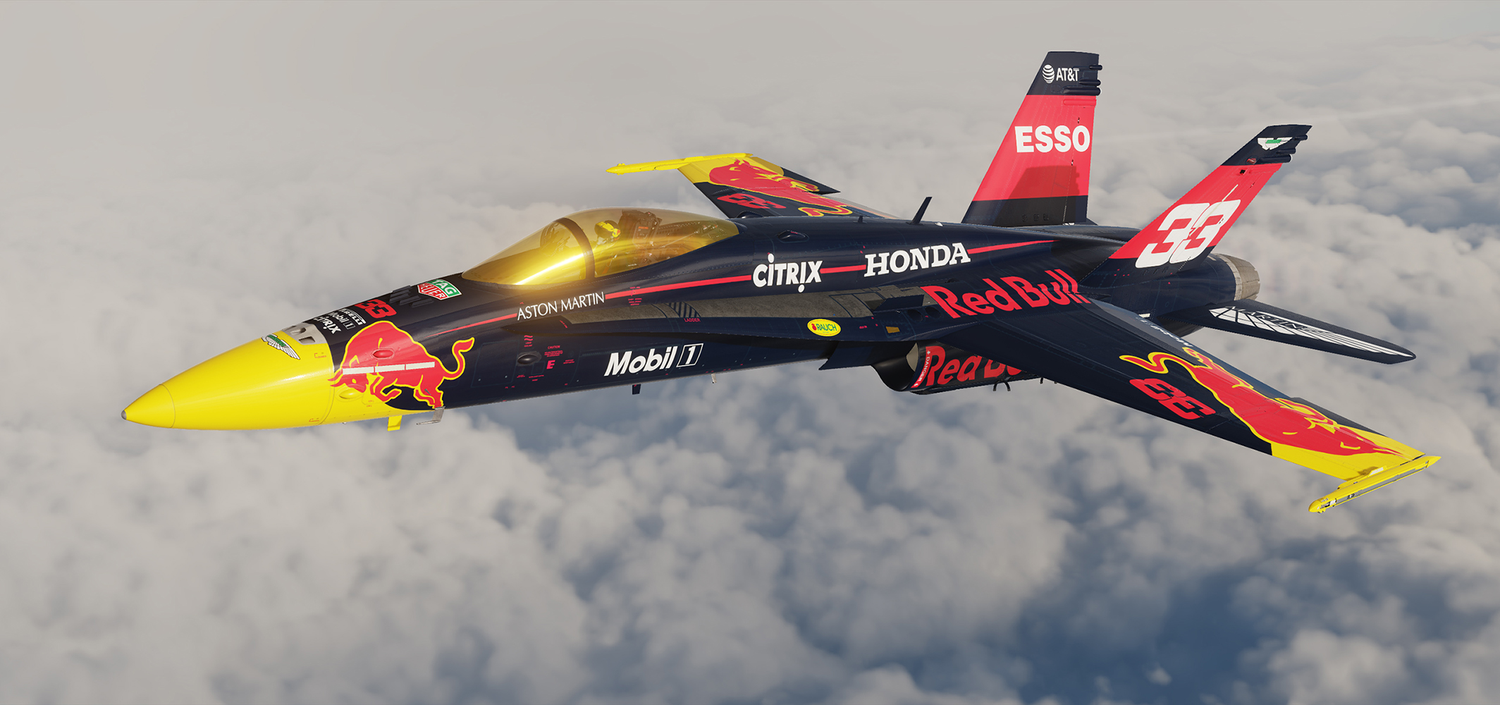 F-18 Racing Livery: RedBull v2