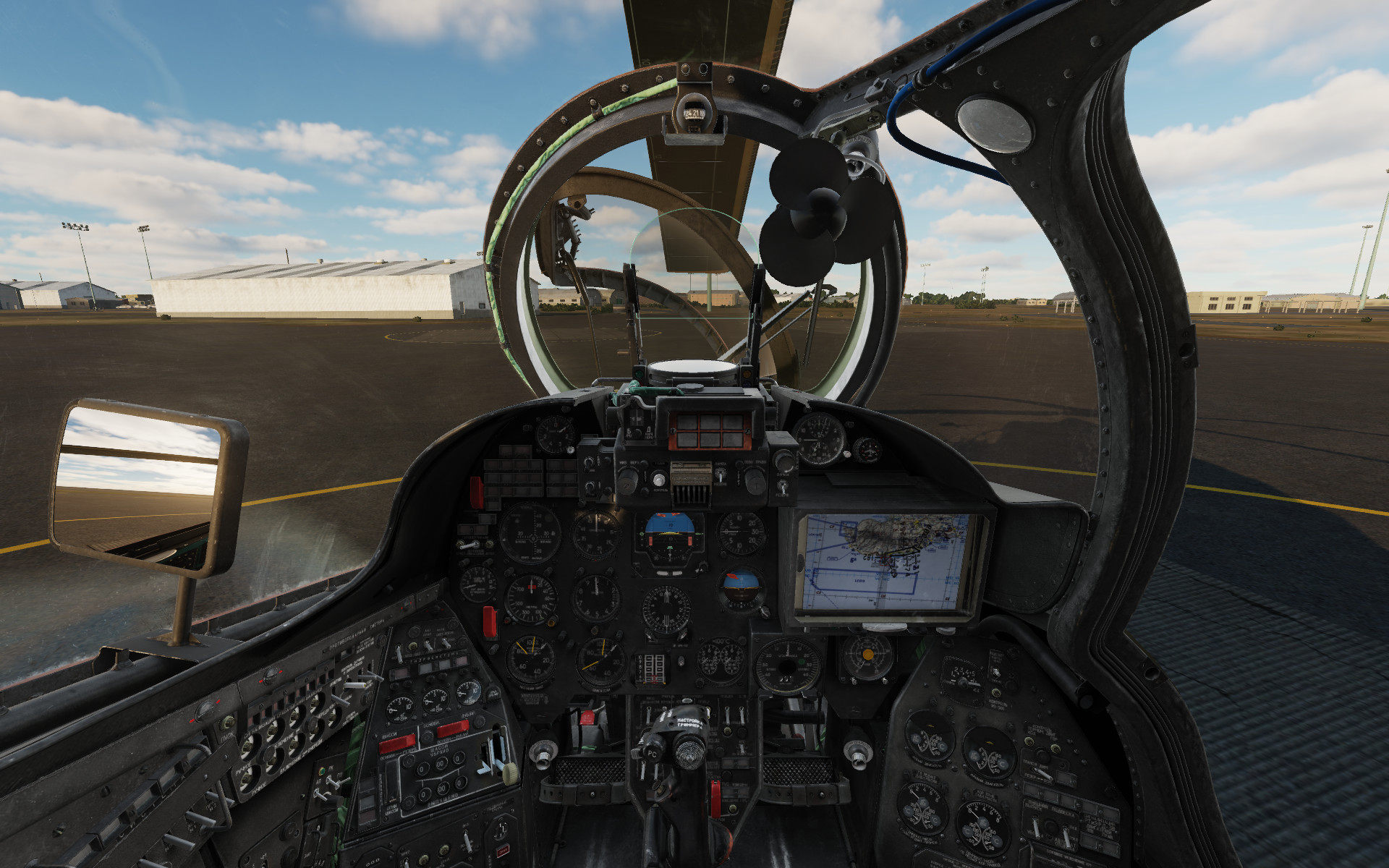Mi-24P Black RU Cockpit (optimized)
