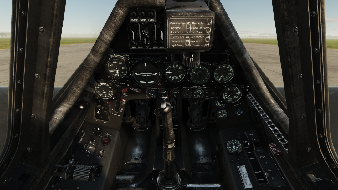 Original German Cockpit - Blacked and Recolored v 1.1