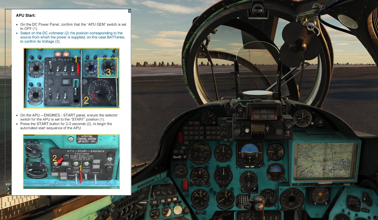 Mi-24P Cold Start Procedure