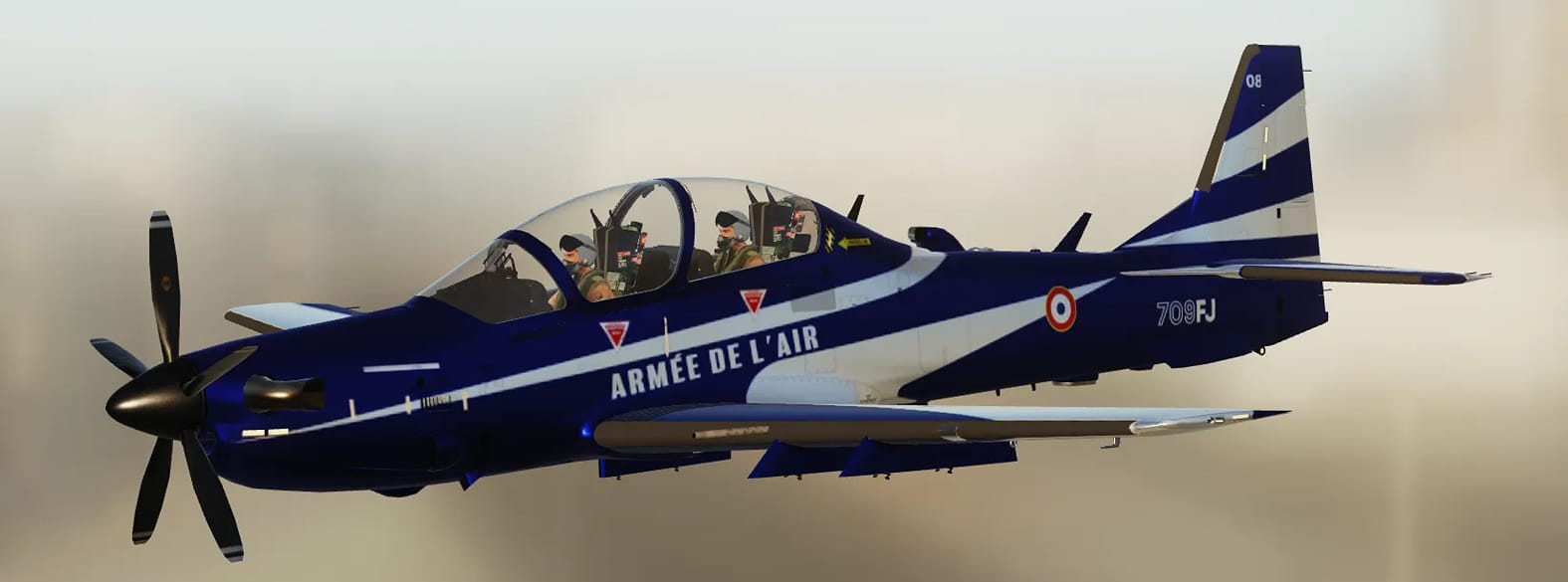 A29B Super Tucano - Armée de l'Air Française theme 709FC to 709FF