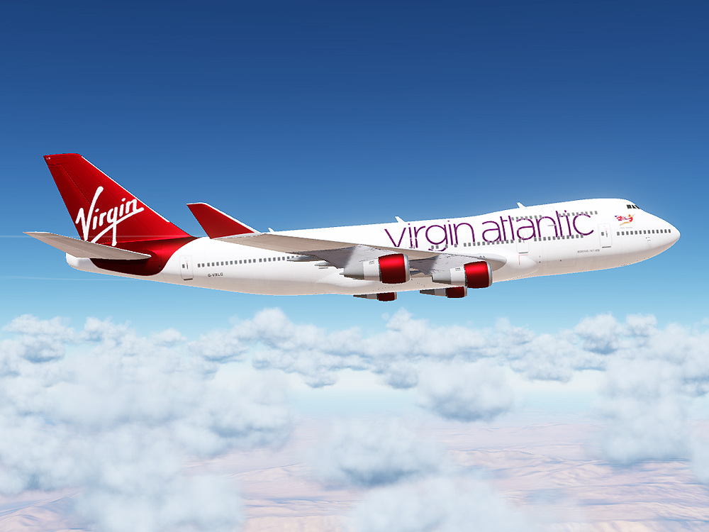 Virgin Atlantic "Ruby Tuesday" 747 (Modern Paint for Civil Aircraft Mod)