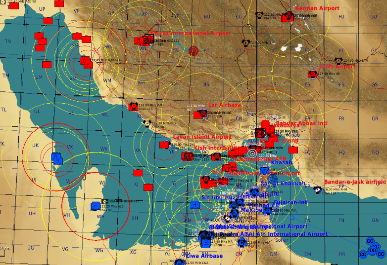 Realistic Persian Gulf Map - Easy