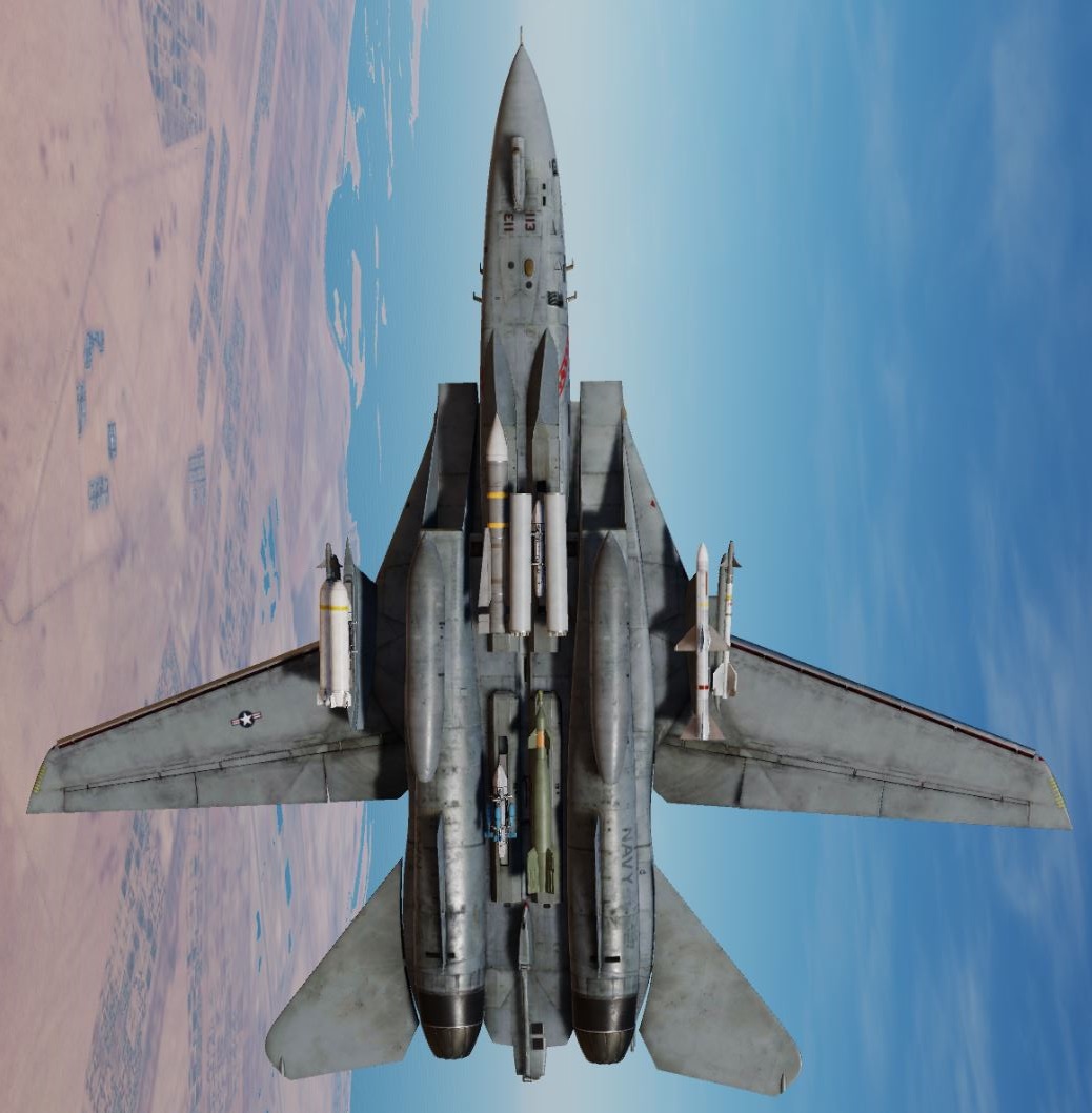 F-14B Tomcat Munitions Training (V 2.0) - Persian Gulf (Dogfight Menu Guns/Fox-2)