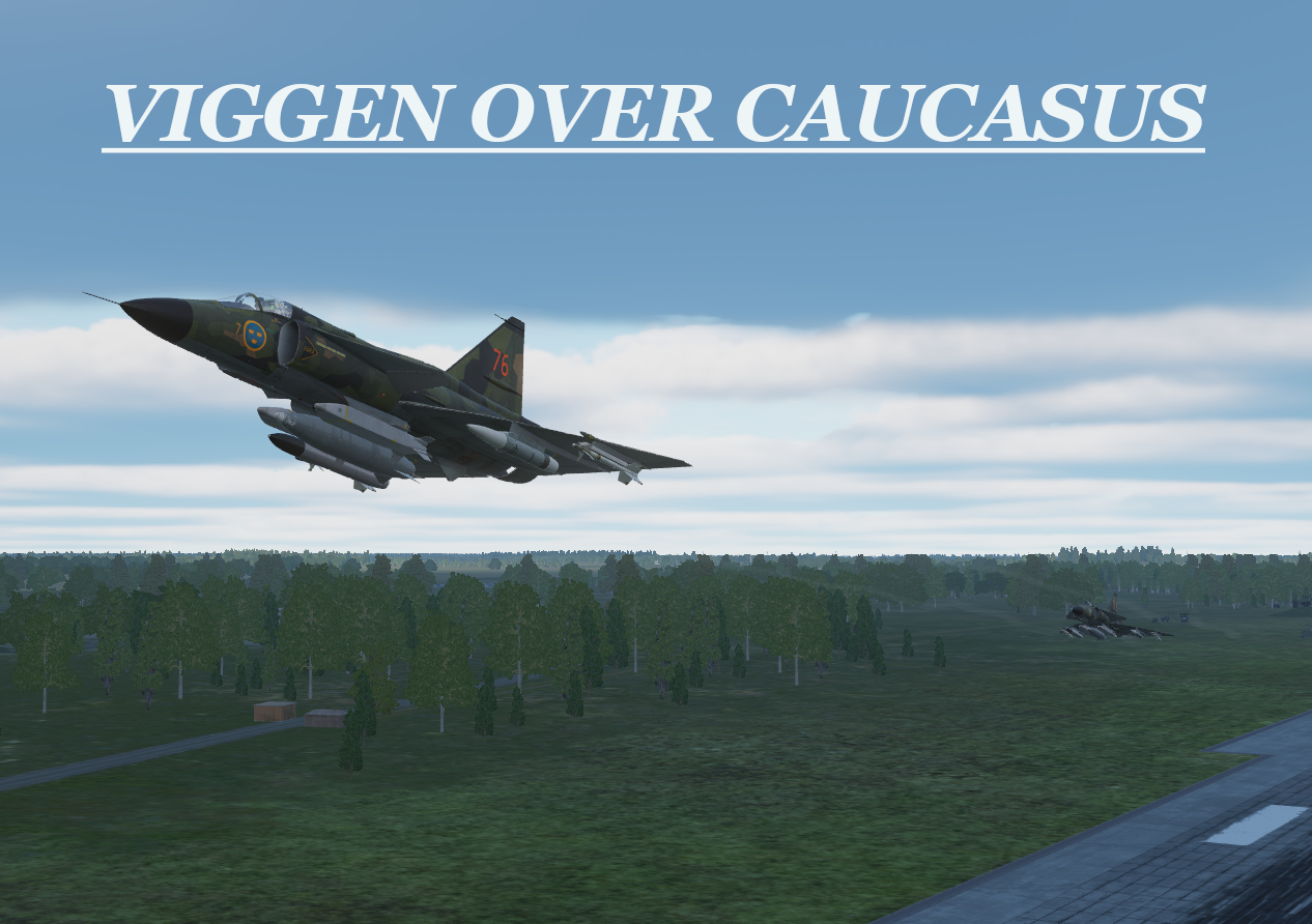 Viggen over Caucasus using modified Mbot Dynamic Campaign Engine