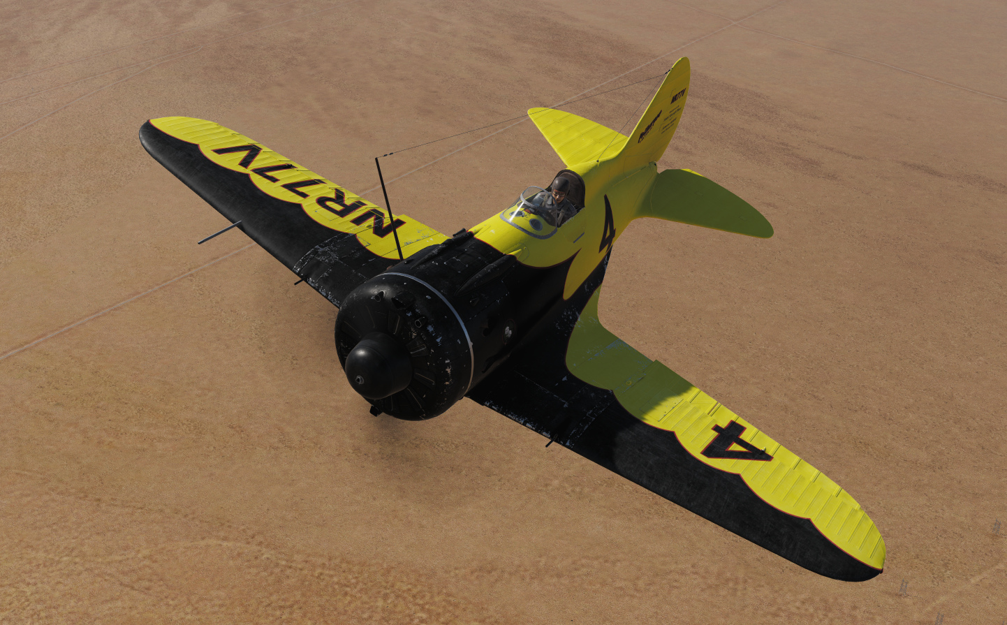 I-16 skin: Gee Bee Model Z racer