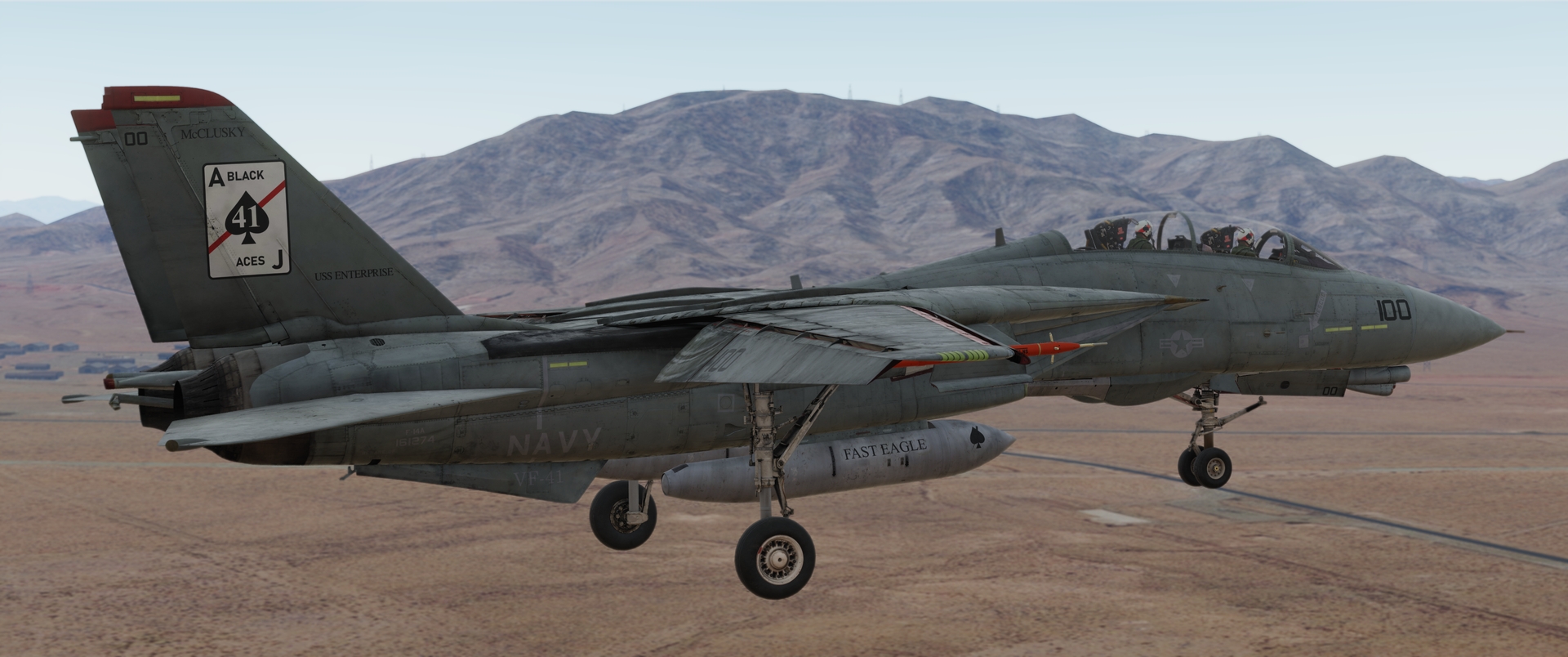  VF-41 Black Aces - AJ100 (early 2001 CAG) BuNo 161274