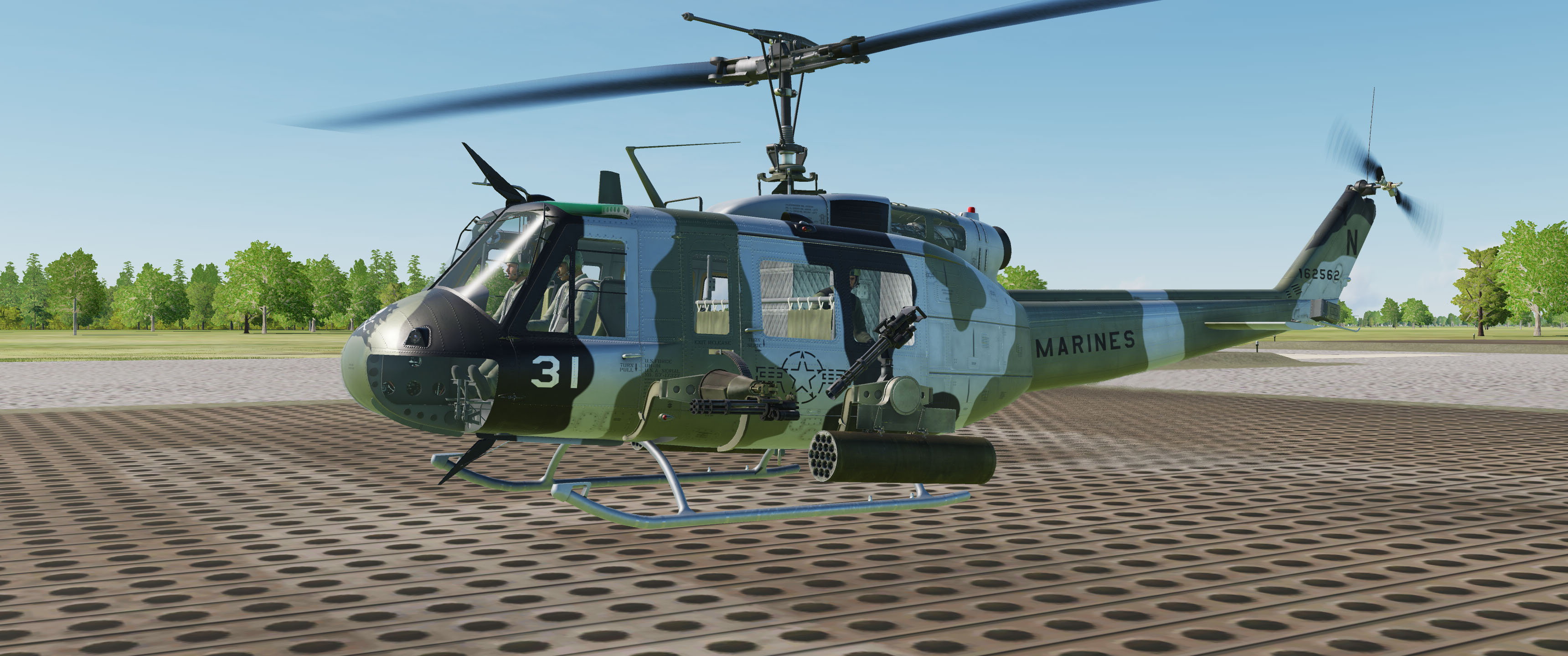 USMC AH-1W winter scheme for UH-1H