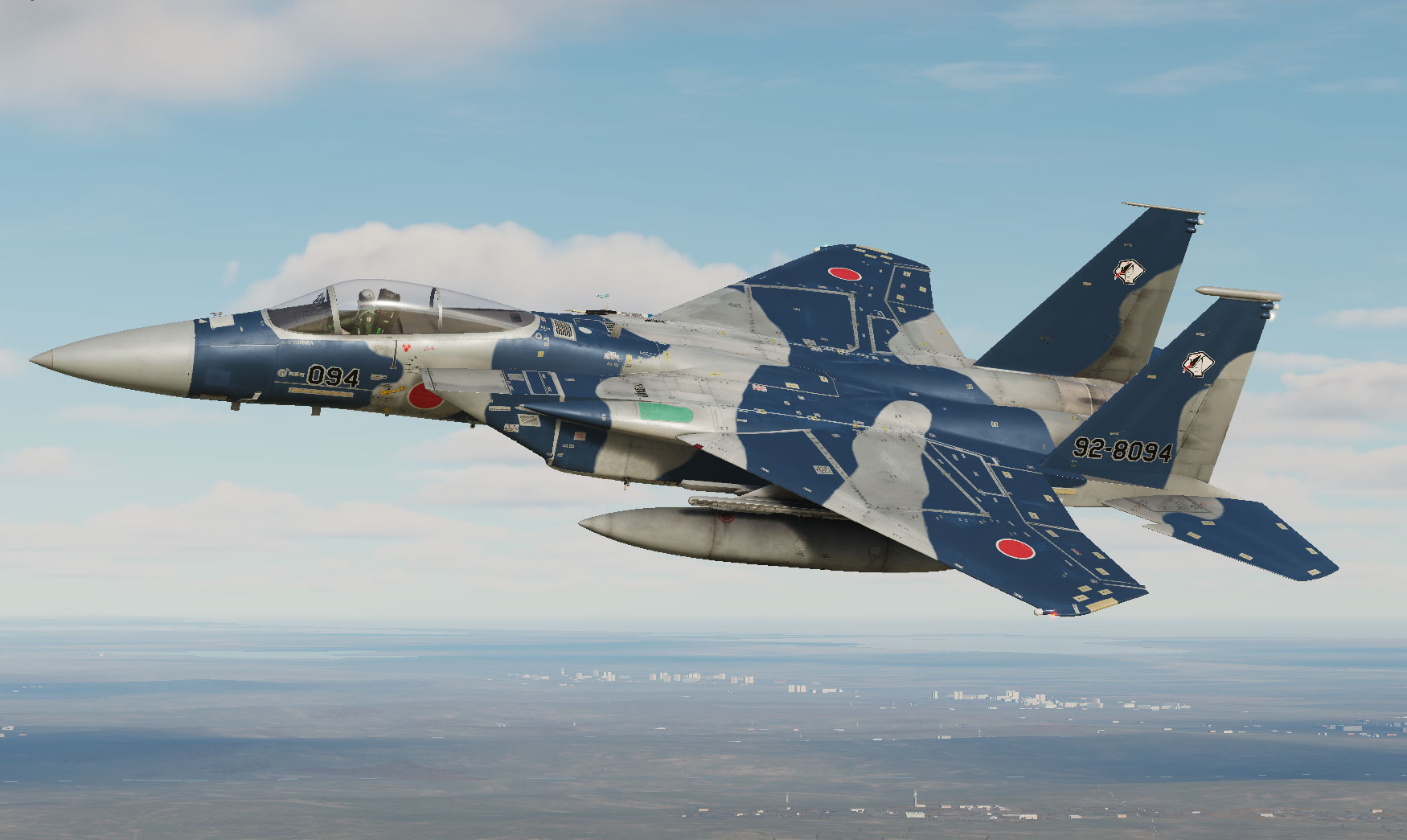 JASDF F-15DJ AGGRESSOR 92-8094 Jeans Skin {Fictional}
