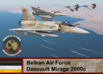 Belkan Air Force M-2000c- Ace Combat Zero (31st FS) Cpt. Marco Metzender, Cpt. Jorg Lehmann