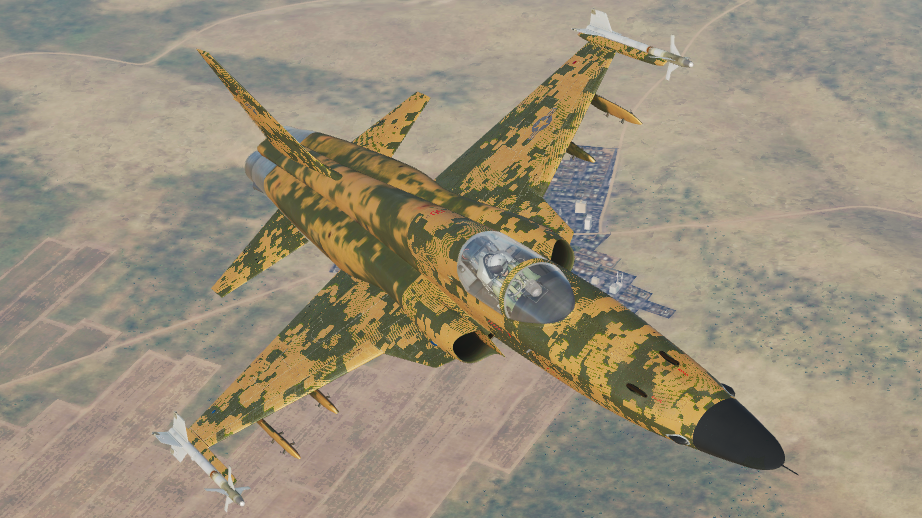 F-5E Tiger II | USAF Pixelated Syrian Aggressor Camo