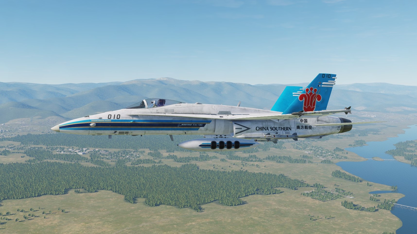 F/A-18C：中国南方航空涂装China Southern Airline