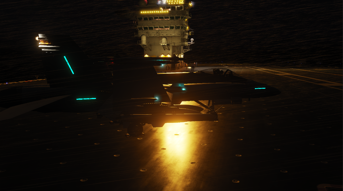 Oil Platform Deep Night Strike