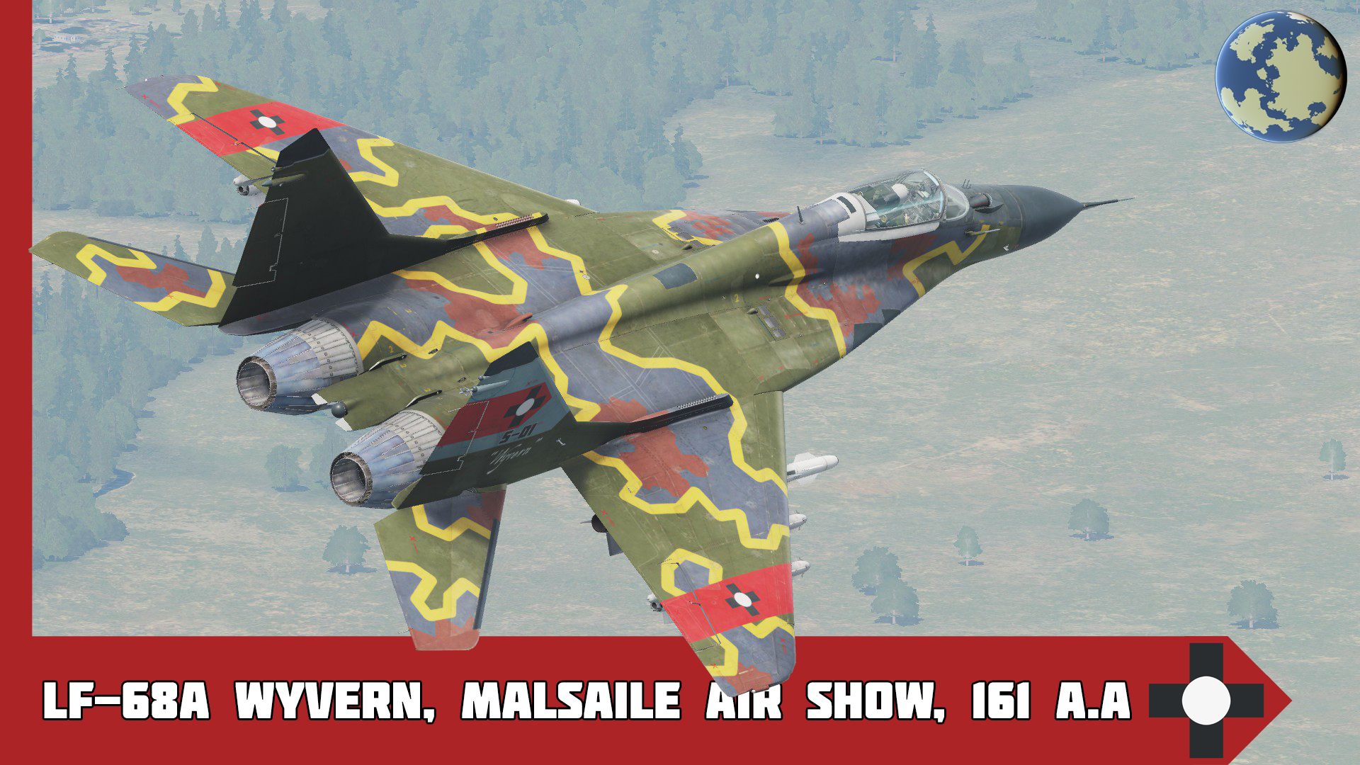 LF-68A Wyvern, Malsaile Air Show, 161 A.A (MiG-29A)