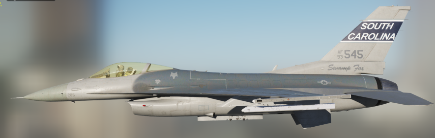 F-16C 157th FS Swamp Foxes SC ANG Standard