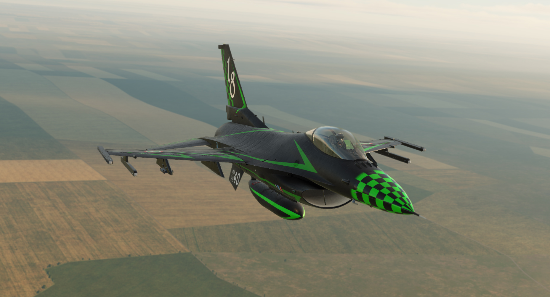 18 Gruppo - Green Lightning F16 Italian Air Force