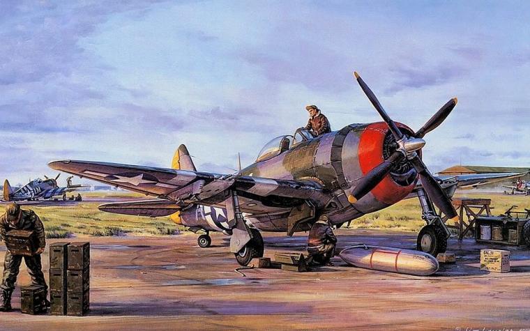 P-47D Thunderbolt Slower Trim + Separate Guns