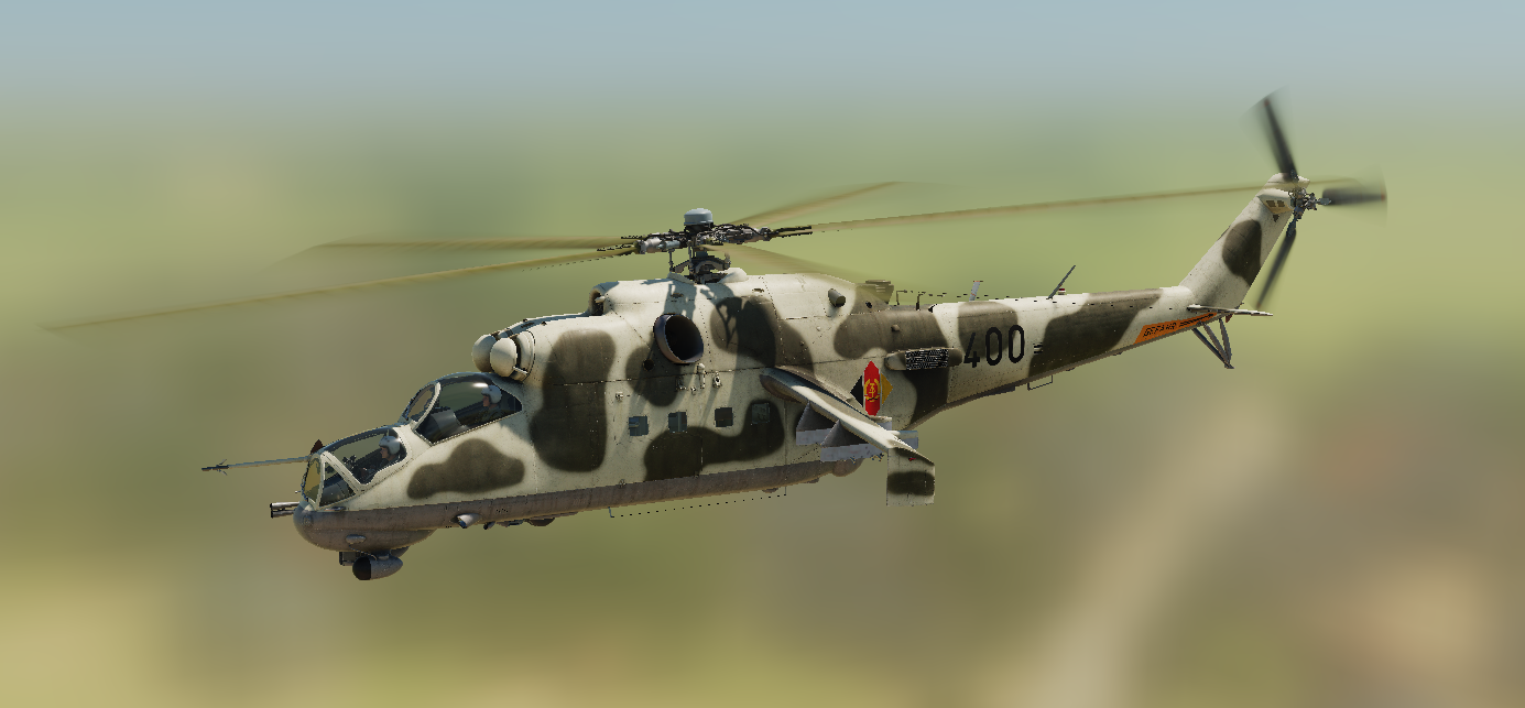 Mi-24P "Hind" East German GDR NVA Skin -- Anstrich für Mi-24P "Hind" der Nationalen Volks Armee (NVA) der Deutsch Demokratischen Republik (DDR)