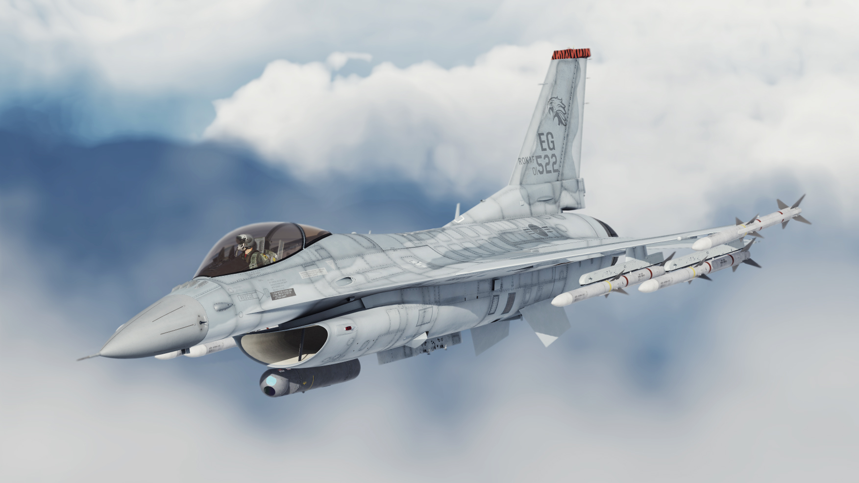KF-16V : Republic of Korea Air Force "the Gunsan Viper" v2.9.1 / "제38전투비행전대" 스킨