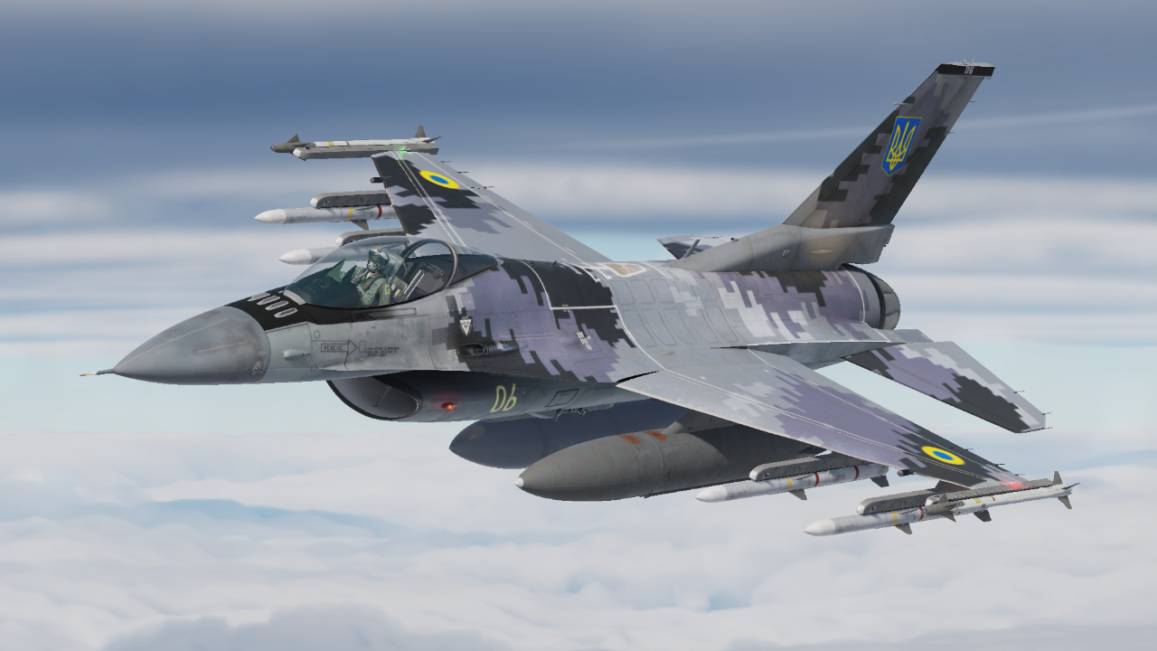 Ukrainian Air Force F-16CM Bl.50 Fictional