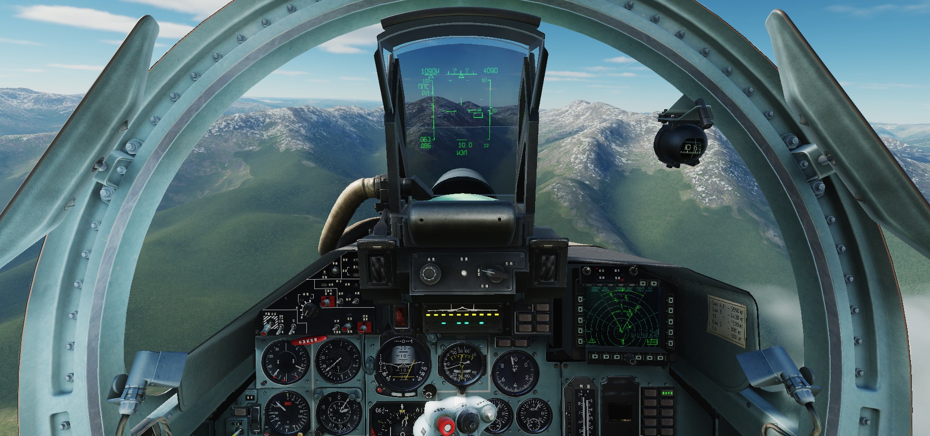 J-11 DataLink Upgrade HD cockpit skin No Mipmaps (WIP) VERSION 4