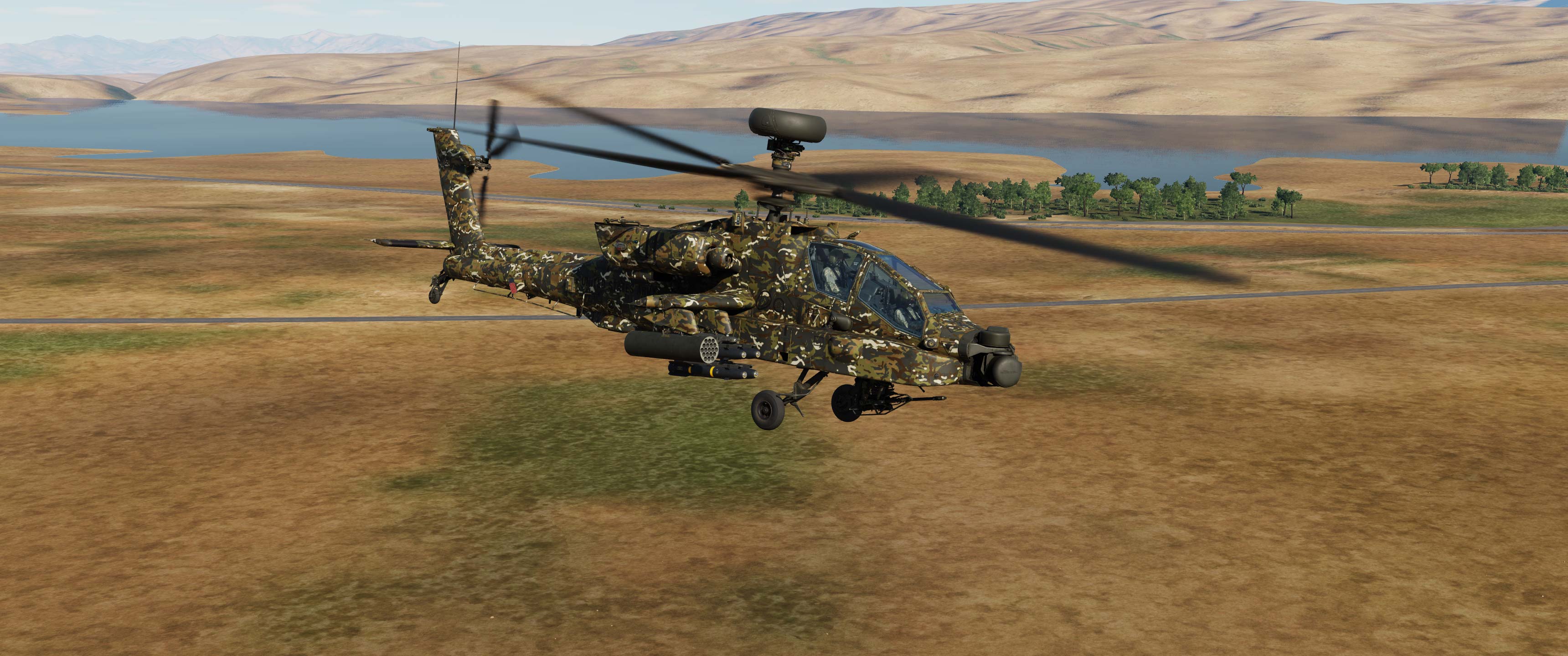 AH-64D Apache Dark MTP Camo 