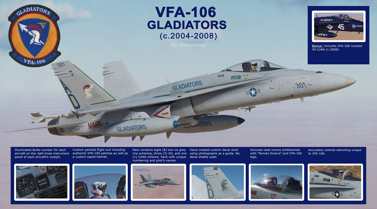 VFA-106 "Gladiators" (c.2004-2008) - 2.9 Update