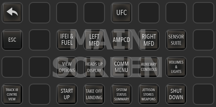 Stream Deck XL - F/A-18C Profile