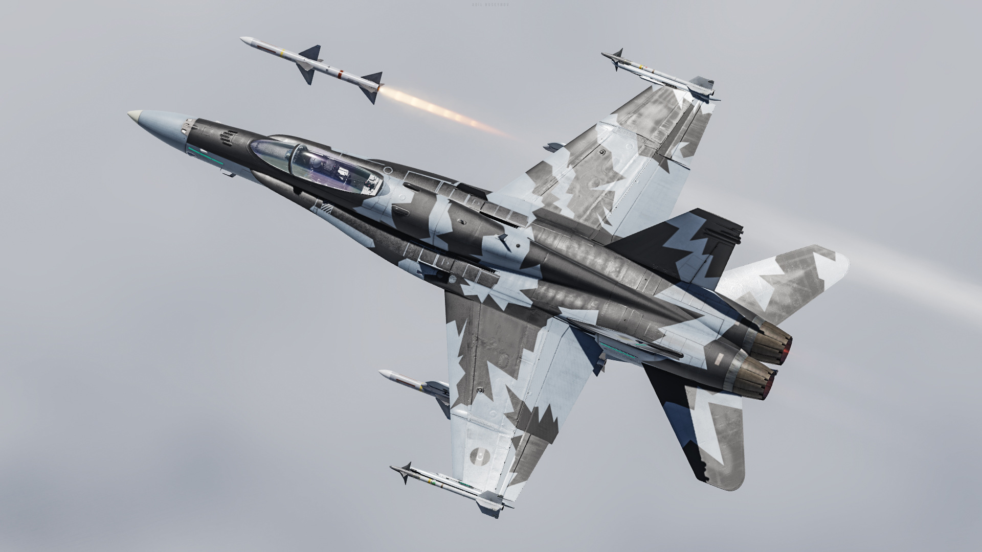 82nd Squadron Azerbaijan (Black) F/A-18C 