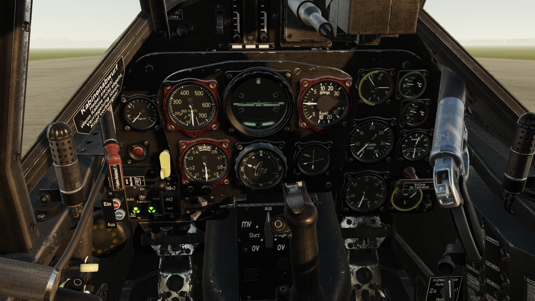 Original German Cockpit - Blacked and Recolored V 2.1