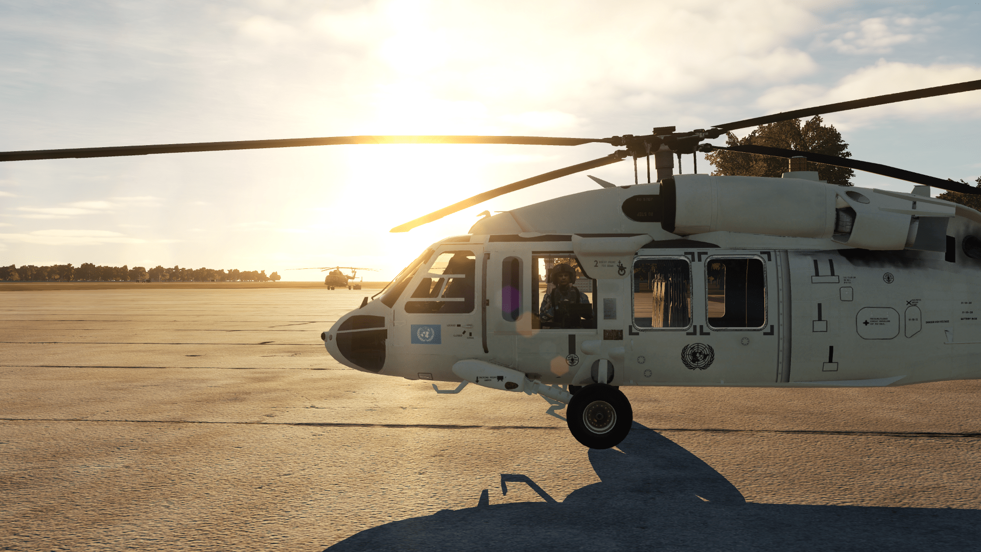 UH-60a blackhawk United Nations UN Livery