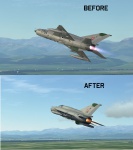 MiG-21Bis Yellow Afterburner